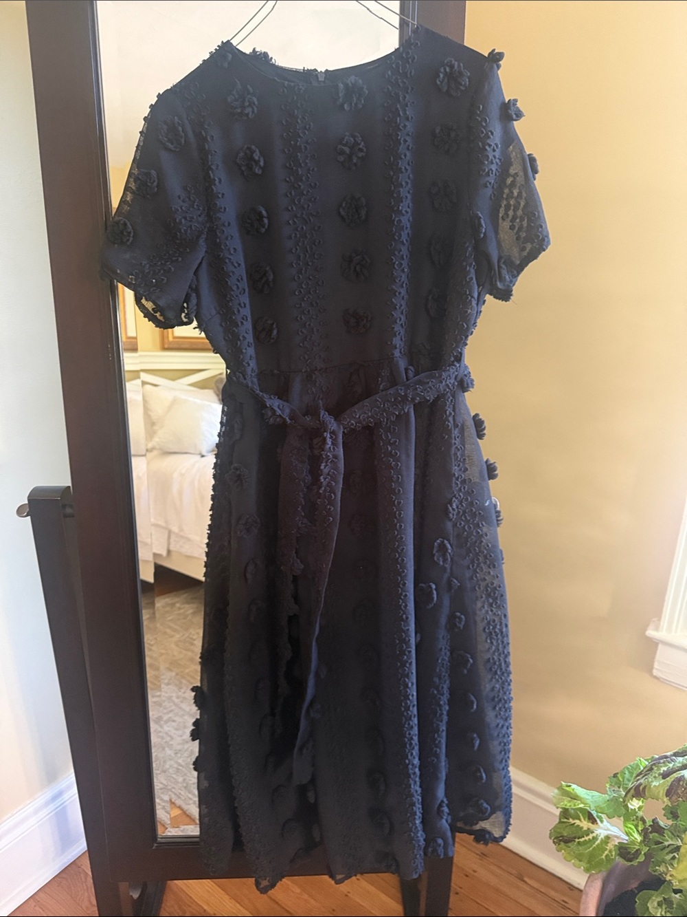 Baltic Born appliqué dress, black, size M
